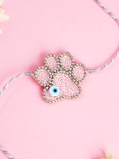 Handmade Paw Pink Pet for Raksha Bandhan gifting
