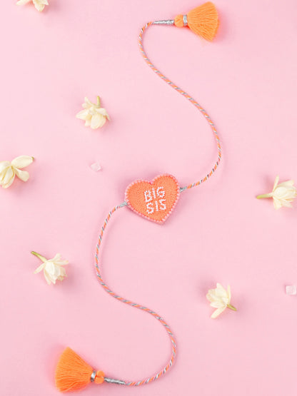 Big Sis Rakhi 2026 - Neon Orange