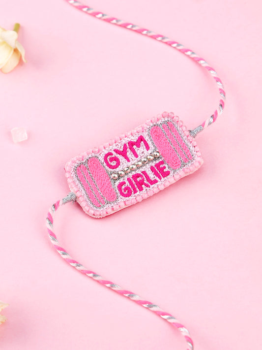 Handmade GYM Girlie Rakhi  for Raksha Bandhan gifting