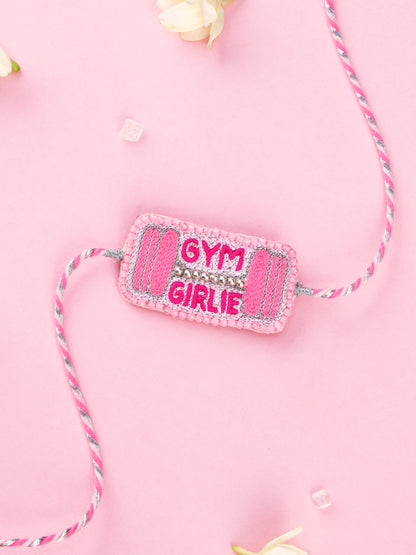 Handmade GYM Girlie Rakhi  for Raksha Bandhan gifting