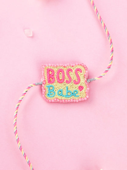 Handmade Boss Babe Rakhi for Raksha Bandhan gifting