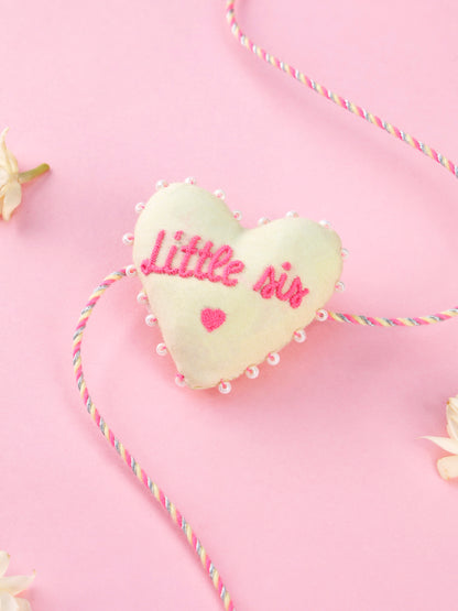 Handmade 3D Little Sis Rakhi  for Raksha Bandhan gifting