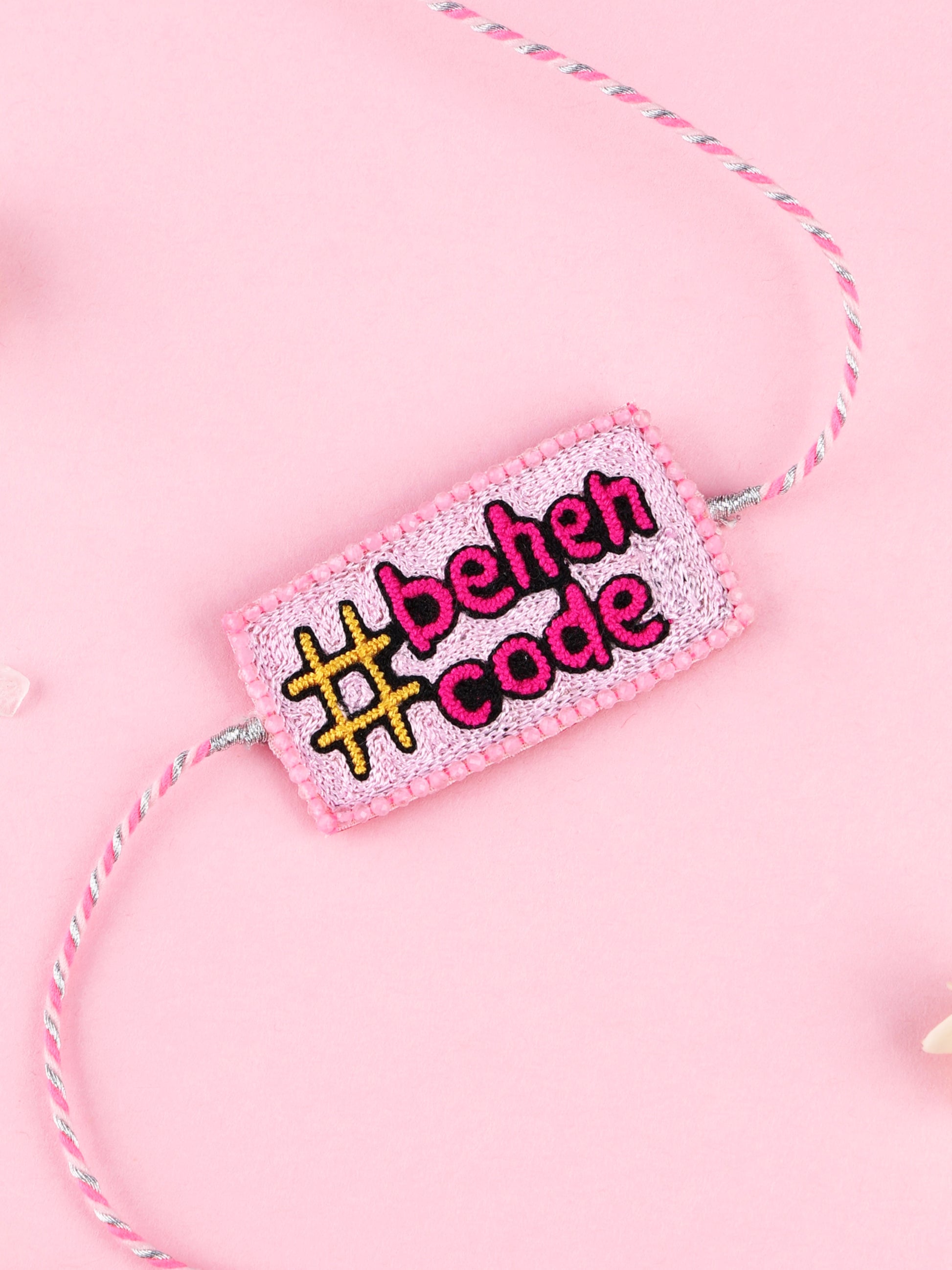 Handmade Behan Code Rakhi for Raksha Bandhan gifting
