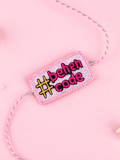 Handmade Behan Code Rakhi for Raksha Bandhan gifting