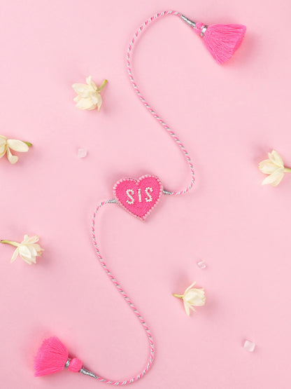 Sis Rakhi 2026- Neon Pink
