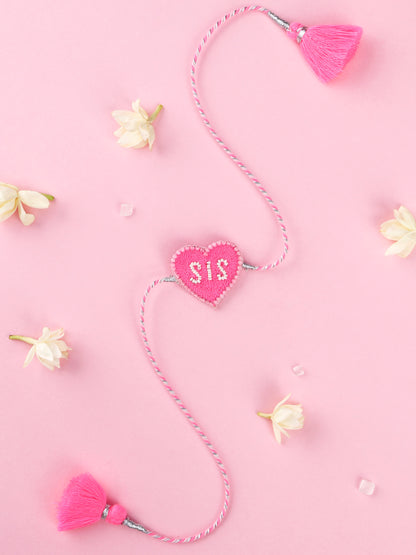 Sis Rakhi 2026- Neon Pink - Rakhi for Sister by Tonoto