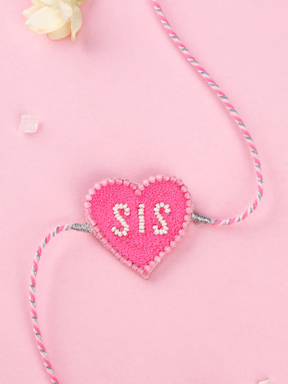 Sis Rakhi 2026- Neon Pink
