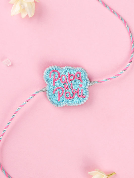 Handmade Papa ki Pari Rakhi  for Raksha Bandhan gifting