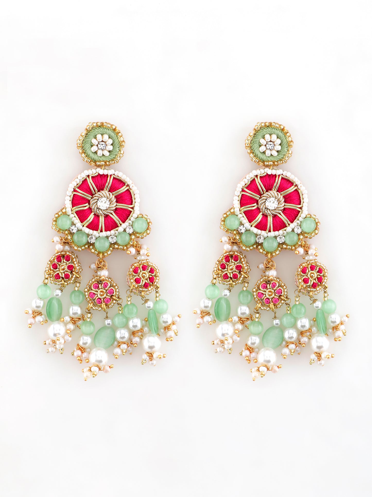 Saanjh (Earrings, Mathapatti, Necklace &  Pair Of Haathphool)