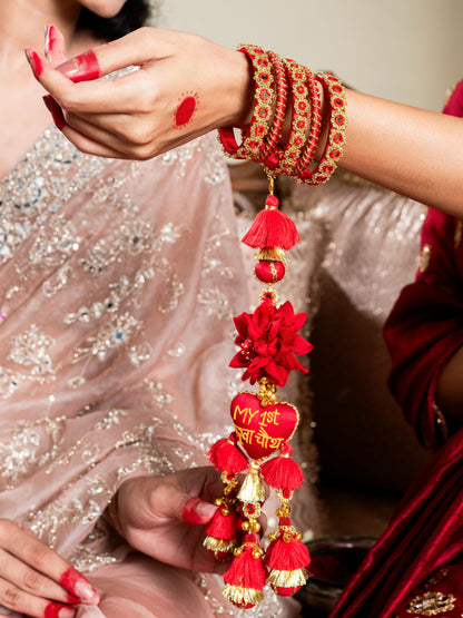 Sindoor My First Karwa Chauth Only Latkan (Single Hand)