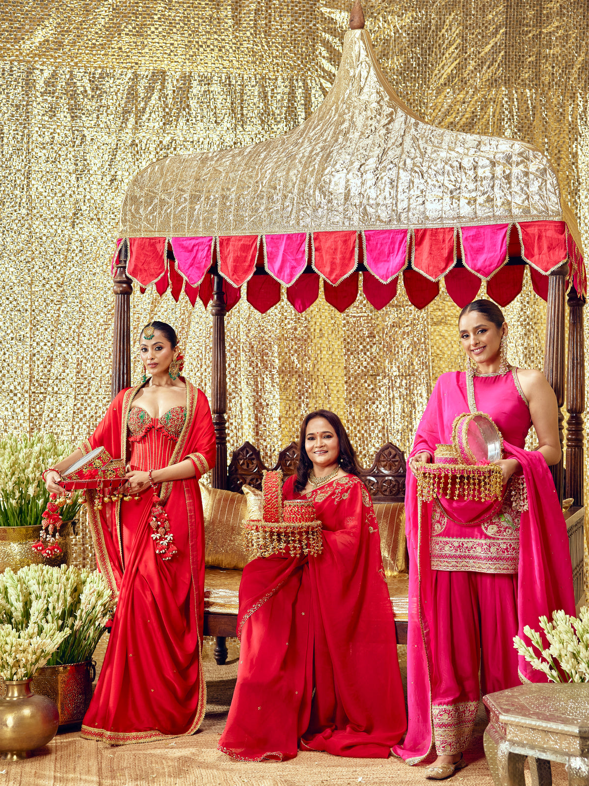 Gulaab Saree Set - Red (Sasu Maa Edition)