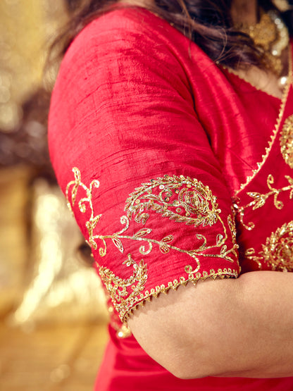 Gulaab Saree Set - Red (Sasu Maa Edition)