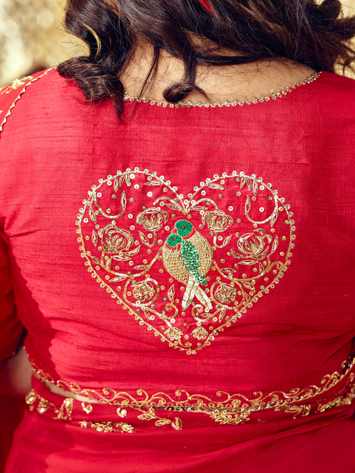 Gulaab Saree Set - Red (Sasu Maa Edition)
