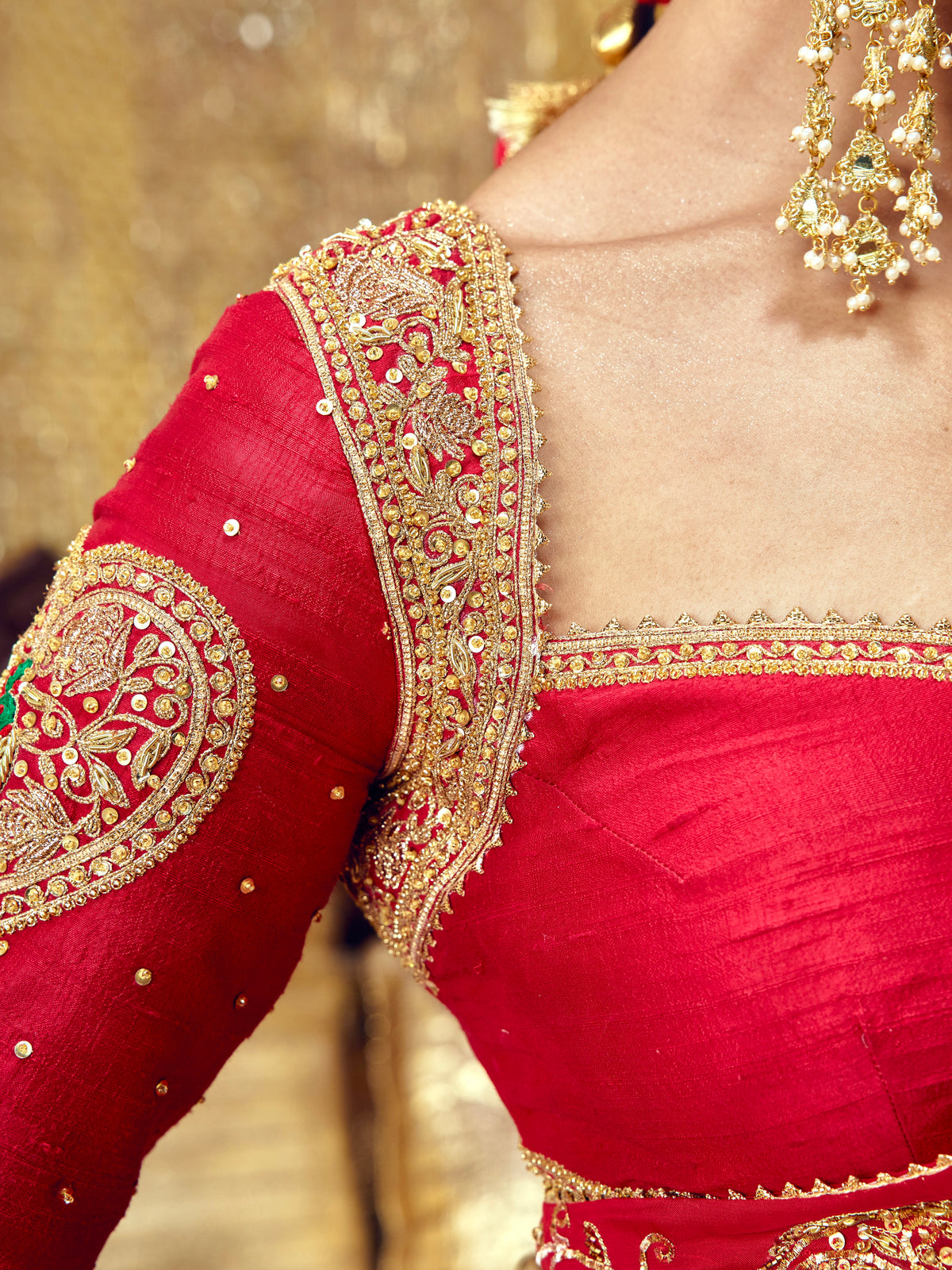 Gulaab Saree Set - Red