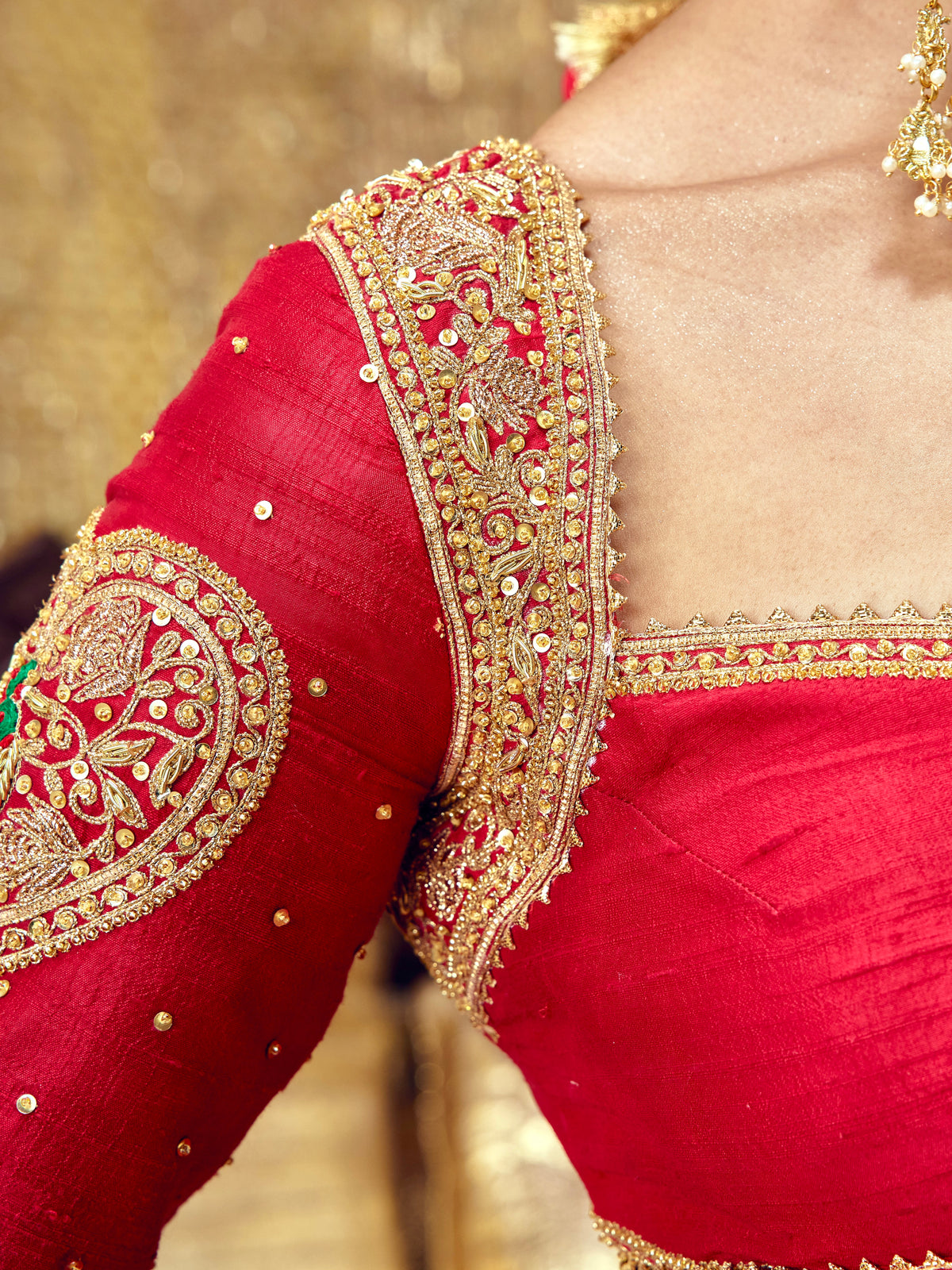 Gulaab Saree Set - Red