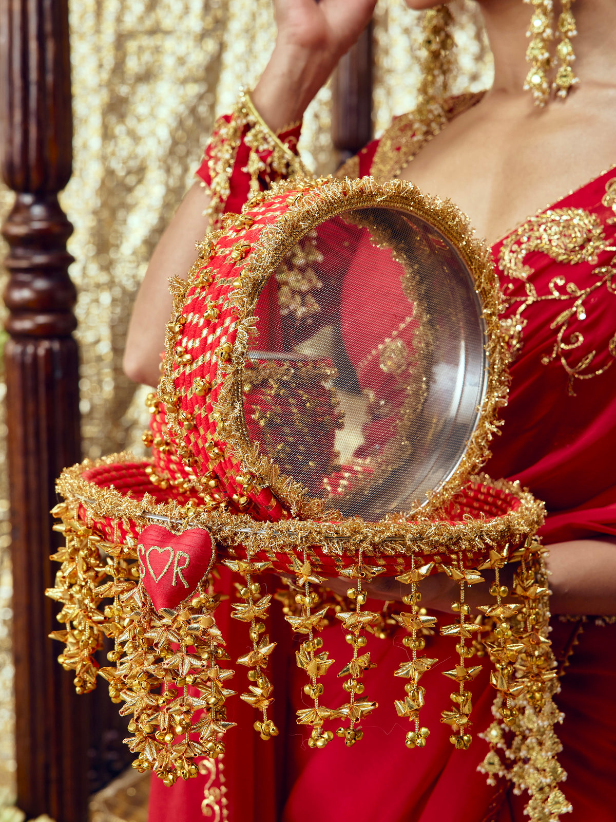 Kumkum Karwa Chauth Thali - Red