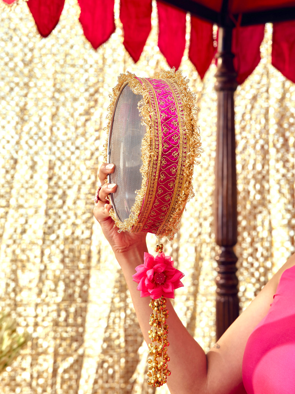 Tota Maina Karwa Chauth Channi - Rani Pink