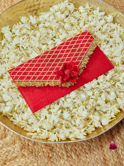 Kumkum Karwa Chauth Envelope - Red