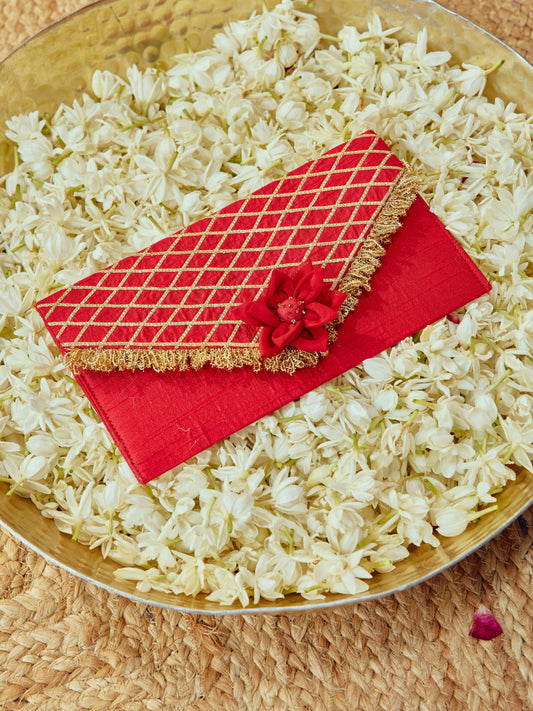 Kumkum Karwa Chauth Envelope - Red