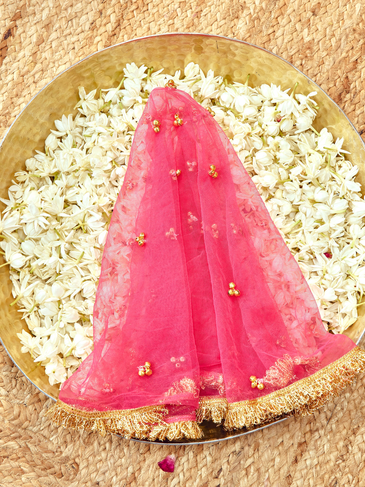 Tota Maina Essential Karwa Chauth Pooja Hamper - Rani Pink