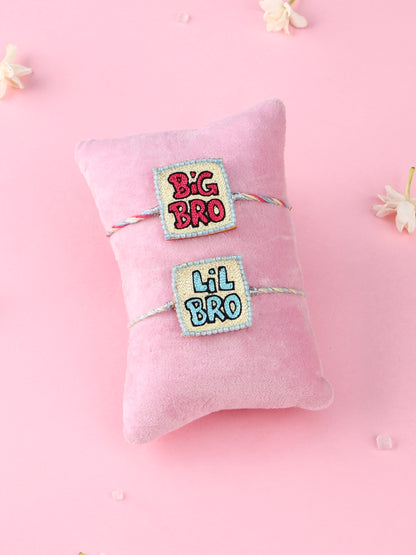 Big Bro and Lil Bro Rakhi - Bhai Rakhi Set by Tonoto