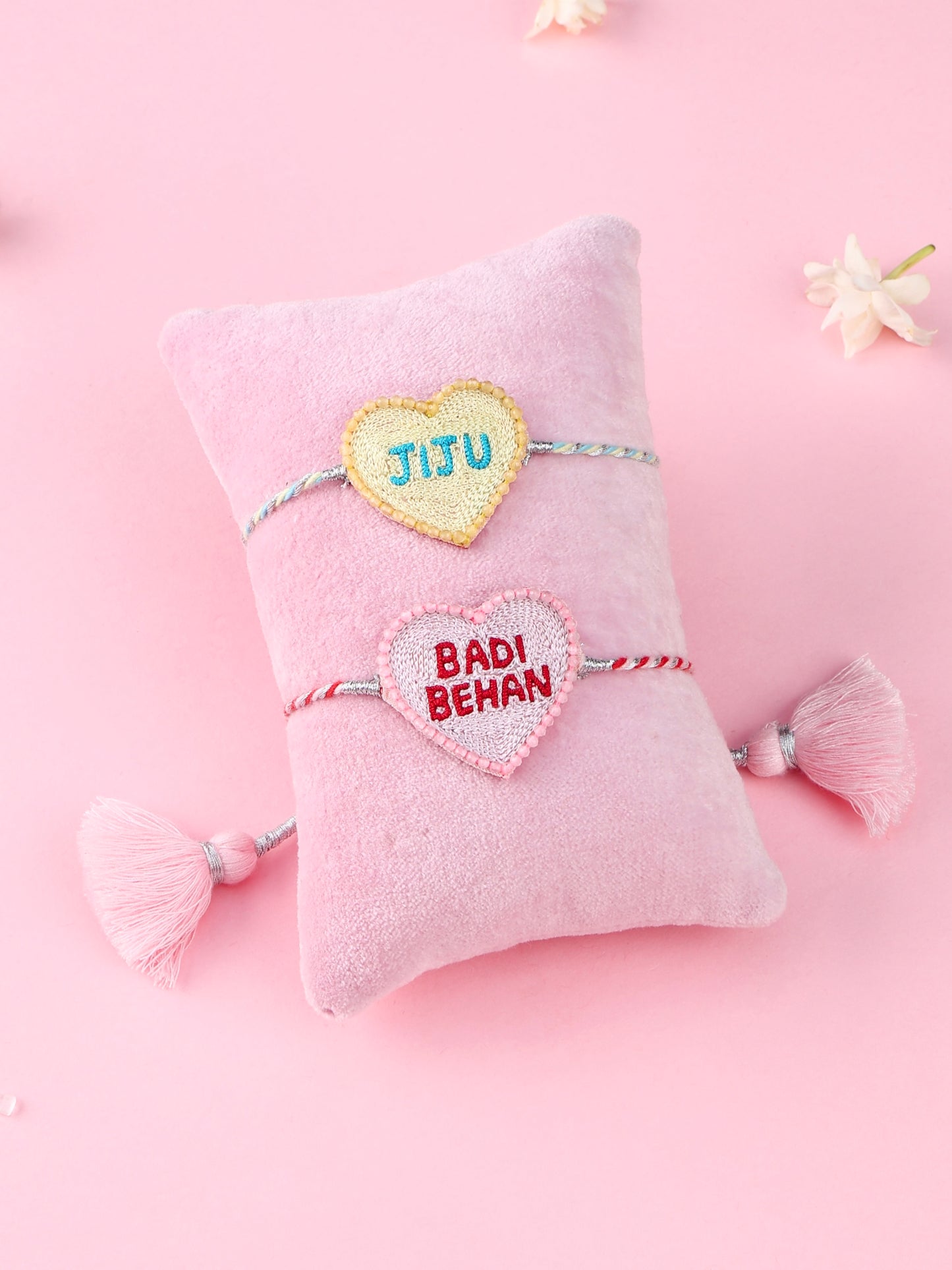 Jiju Rakhi and Badi Behan Rakhi - Bhai Bhabhi Rakhi Set  by Tonoto