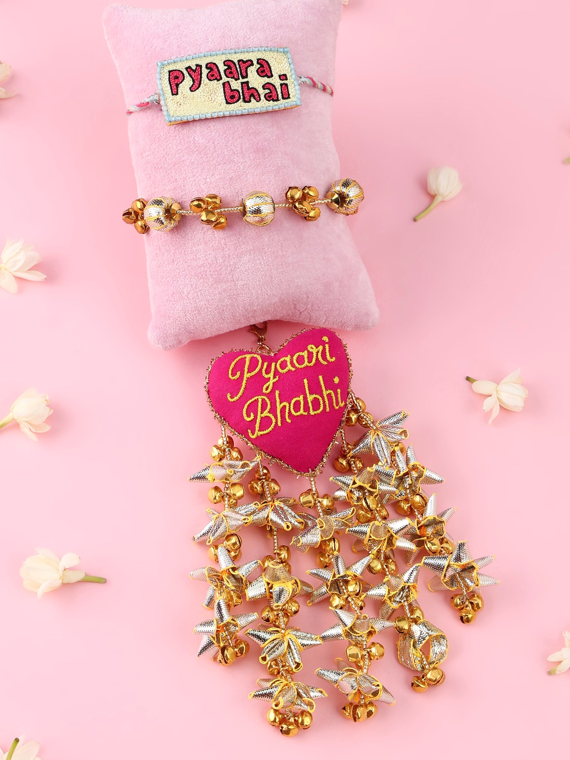 Pyaara Bhai Rakhi and Pyaari Bhabhi Lumba - Bhai Bhabhi Rakhi Set  by Tonoto