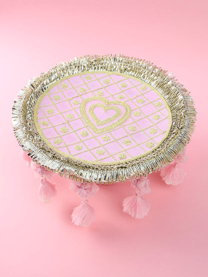 Rakhi Thali 2026 - Light Pink