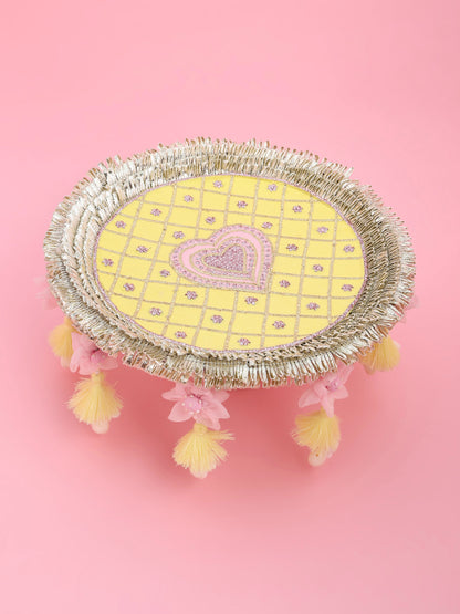Rakhi Thali 2026 - Yellow