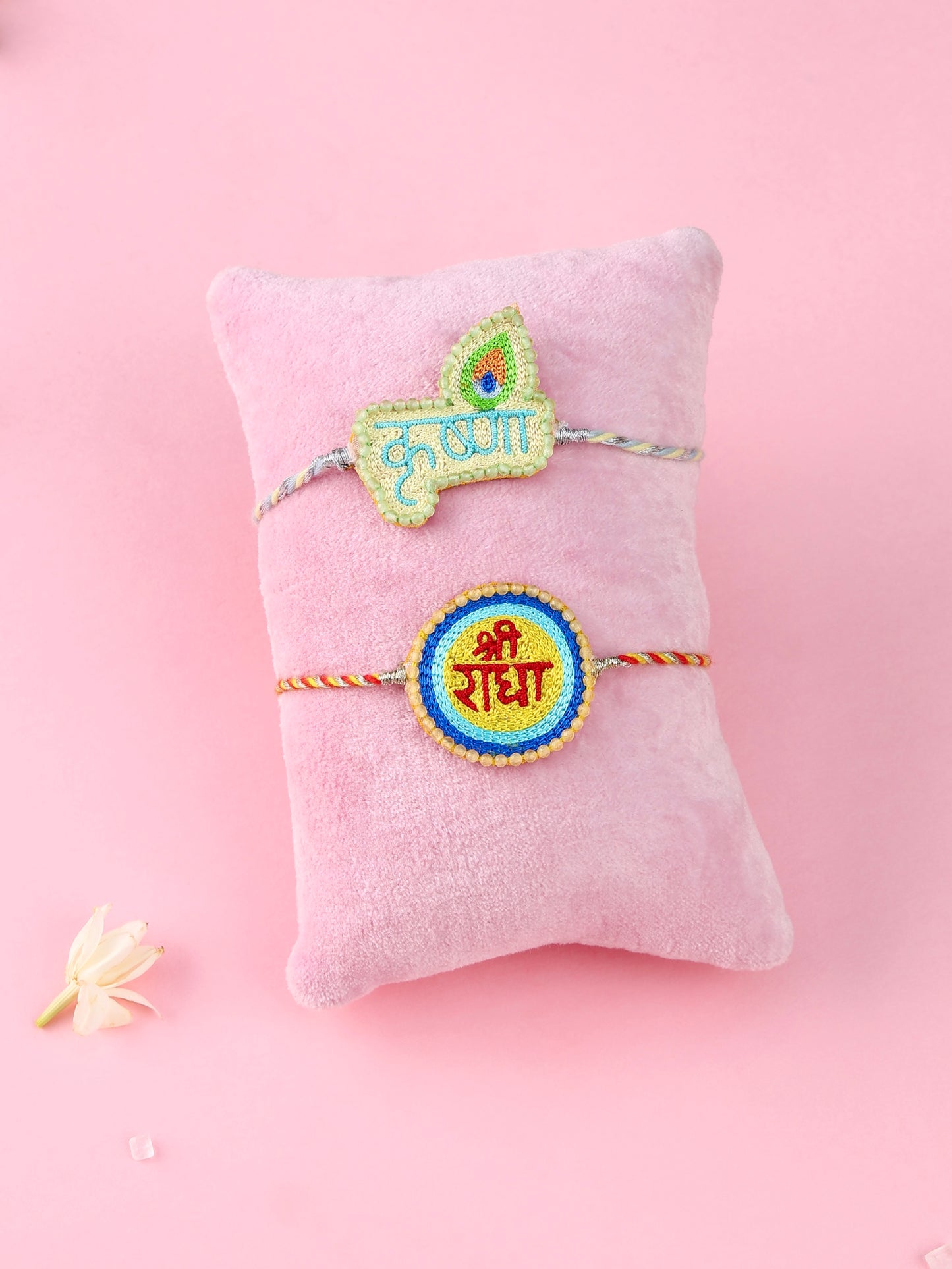 Krishna and Shri Radha Rakhi - Bhai Rakhi Set by Tonoto