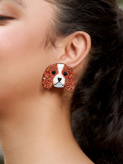 Alfie Dog Earrings