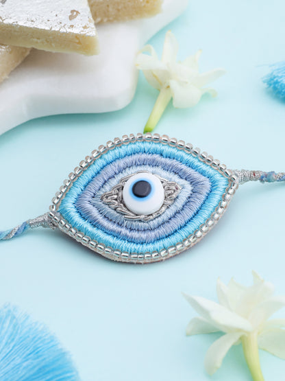 Evil Eye Ocean Blue Brother Rakhi