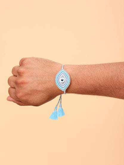 Evil Eye Ocean Blue Brother Rakhi