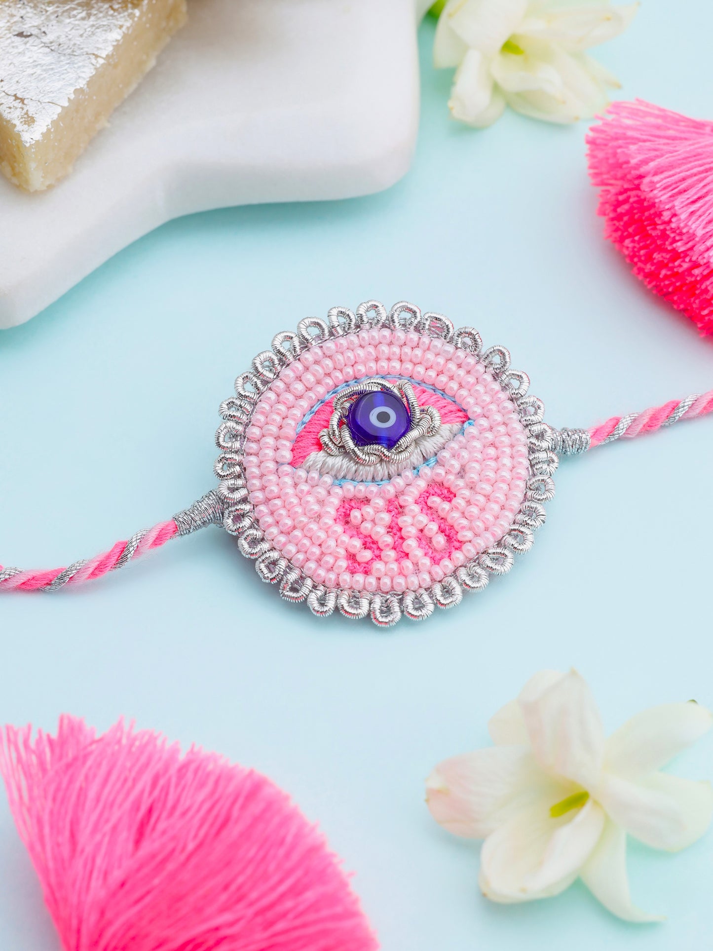 Evil Eye Sister Rakhi (Gift Packaging Available)