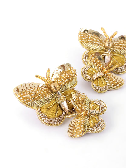 Butterfly Earrings - Gold
