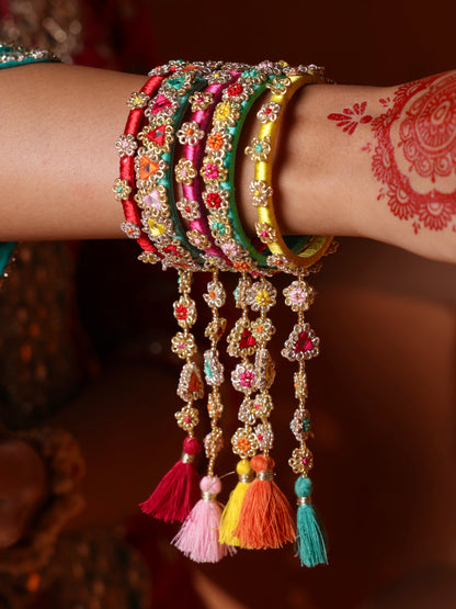 Gulaal Bangles (Set Of 5)