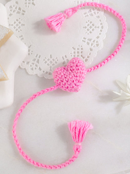 Heart Baby Rakhi - Pink