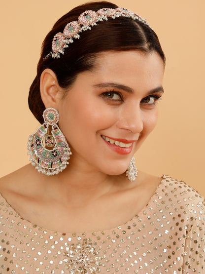 Inaya Set (Earrings & Sheeshpatti)