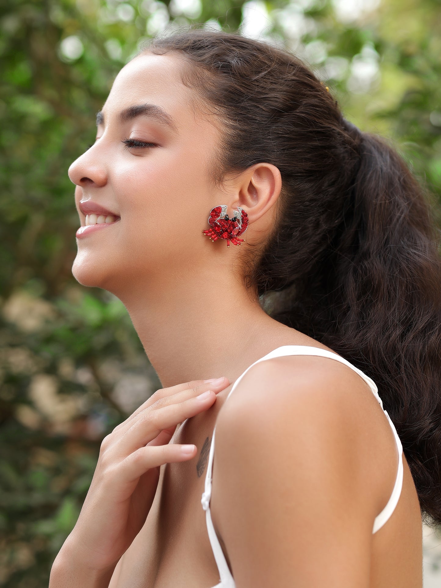 Mini Crab Earrings