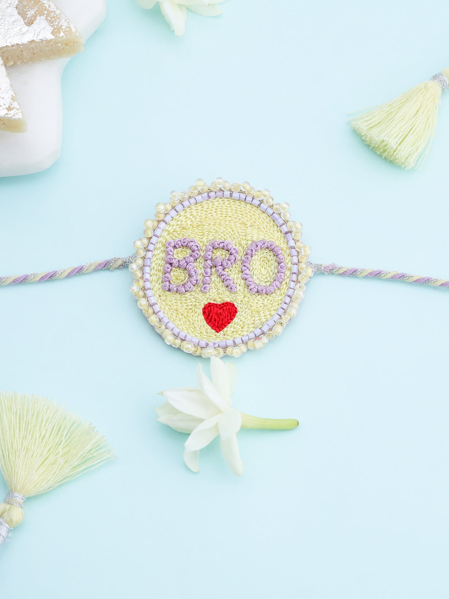 Pastel Bro Rakhi (Gift Packaging Available)