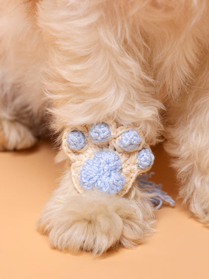 Paw Crochet Pet Rakhi - Blue