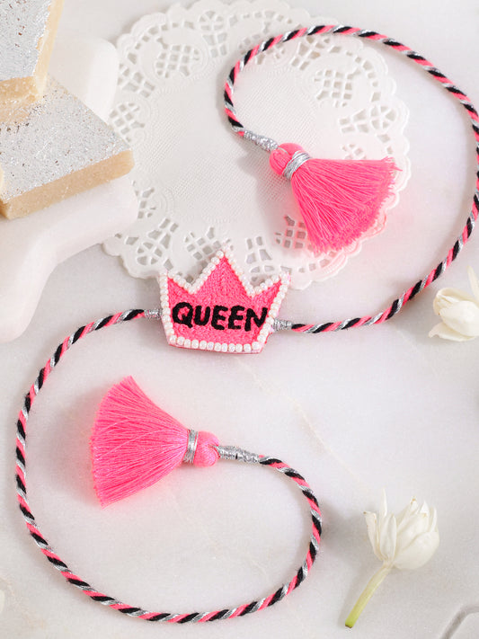 Queen Sister Rakhi (Gift Packaging Available)