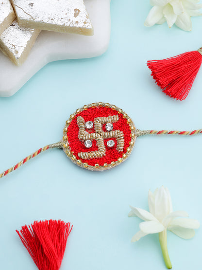 Traditional Sathiya Rakhi & Multi-Mirror Lumba Rakhi