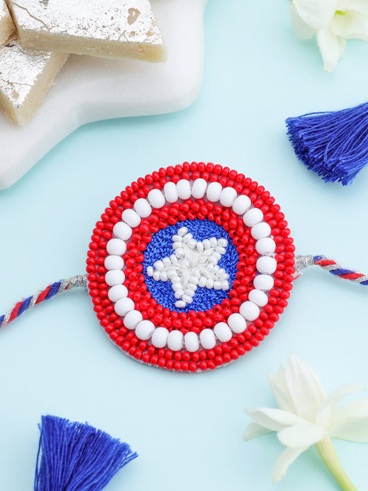 Superhero Rakhi - Red & White