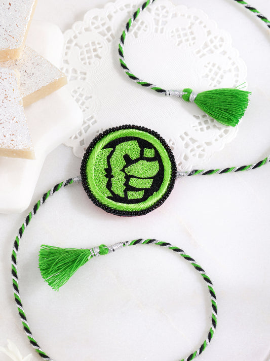 Superhero Rakhi - Green & Black