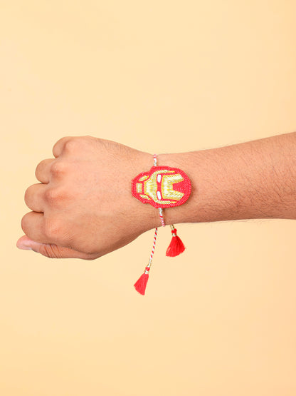 Superhero Rakhi - Red & Gold