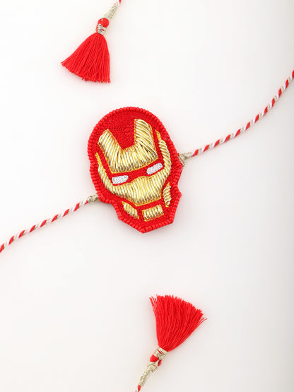 Superhero Rakhi - Red & Gold