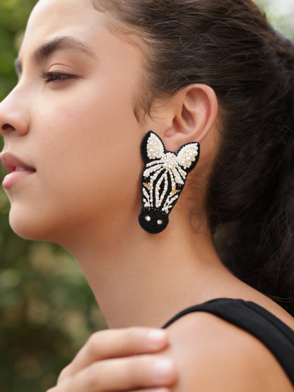Zebra Earrings