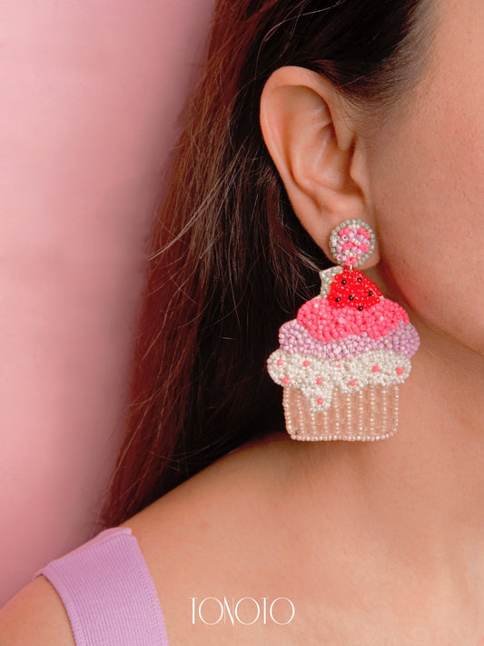 Cup Cake Earring - Tonoto.in (6786257551531)