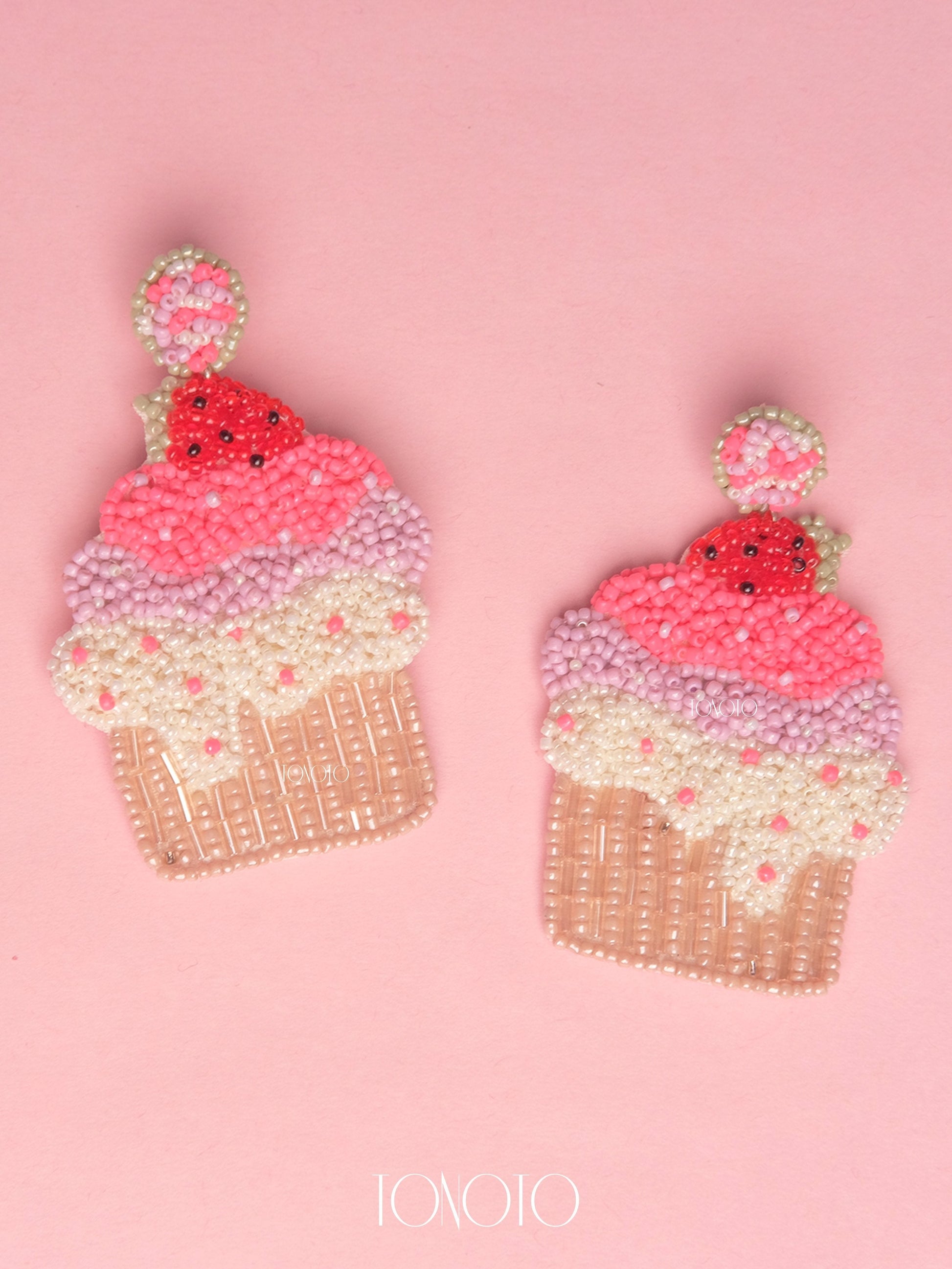 Cup Cake Earring - Tonoto.in (6786257551531)